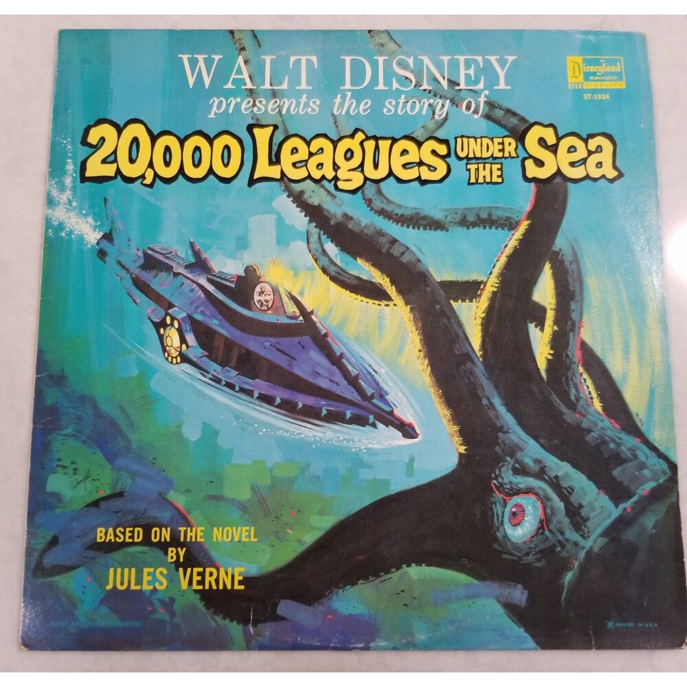Walt Disney's 20,000 Leagues Under the Sea Vinyl Record LP